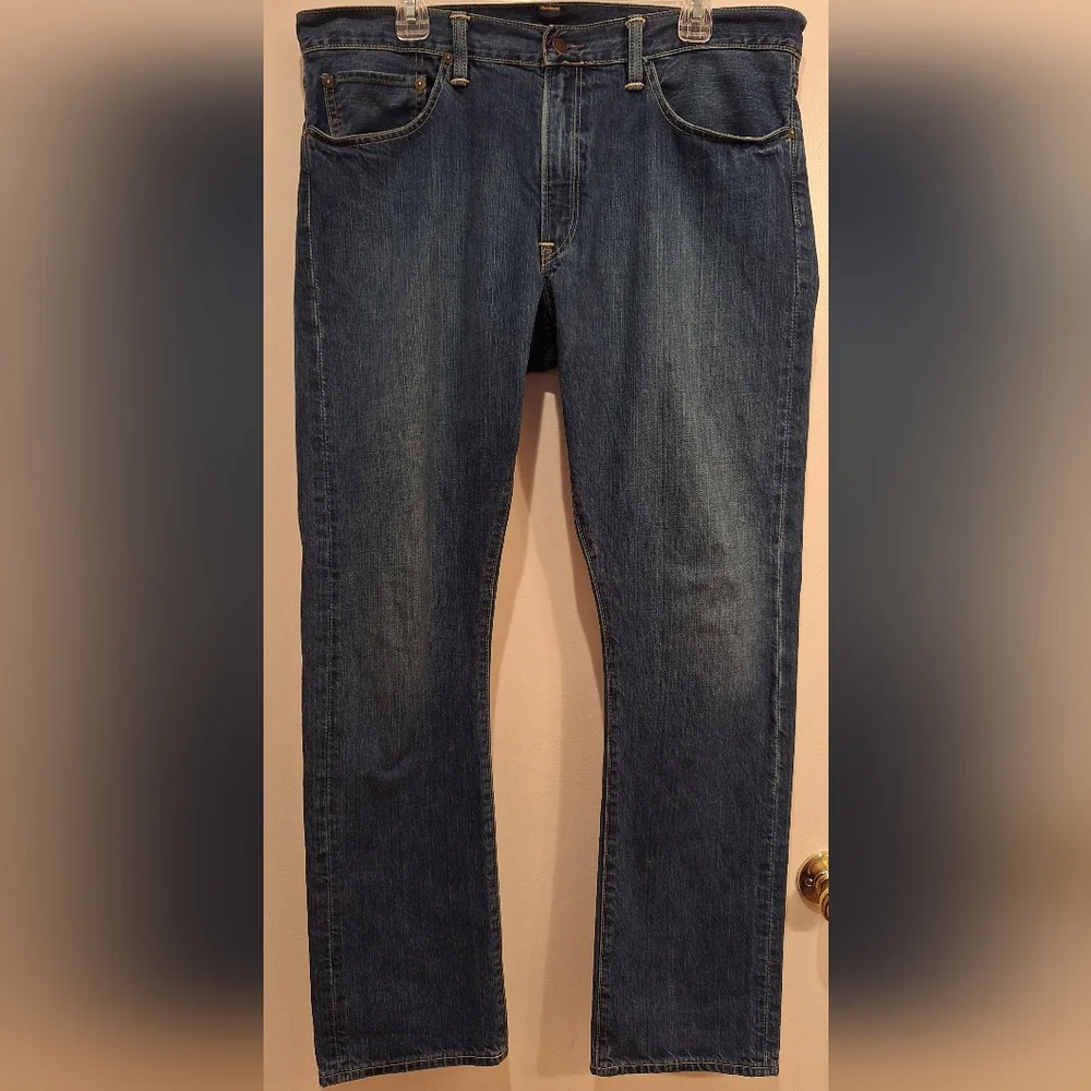 Polo Ralph Lauren Jeans Mens 38x32(35x32 Tag) Blue Denim Pants Slim Fit Straight